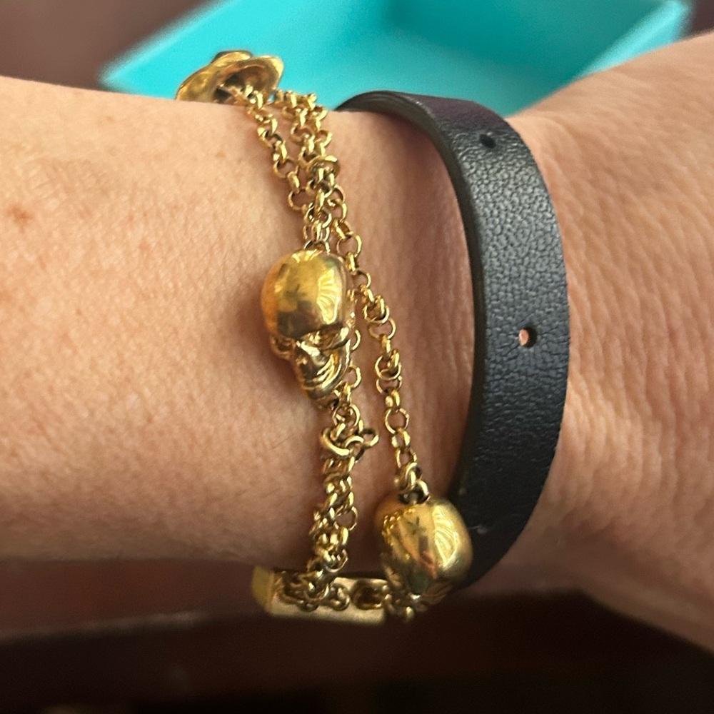 ALEXANDER MCQUEEN SKULL WRAP BRACELET